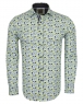 Luxury Totally Cotton Paisley Printed Long Sleeved Shirt SL 6103 - Thumbnail