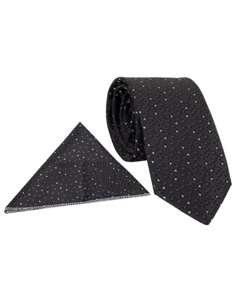 Luxury Triangle Shapes Printed Necktie KR 18