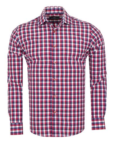 GREFER Mens New Casual and Self-Cultivating Checked Shirt Long Sleeved Checked Shirt Tops Blouse GREFER Mens New Casual and Self-Cultivating Checked Shirt Long Sleeved Checked Shirt Tops Blouse