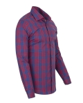 Mens Checkhed Long Sleeved Shirt SL 7181 - Thumbnail