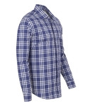 Mens Checkhed Long Sleeved Shirt SL 7181 - Thumbnail