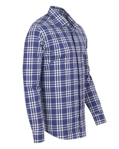 Mens Checkhed Long Sleeved Shirt SL 7181