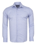 Mens Long Sleeved Checkhed Shirt SL 7180 - Thumbnail