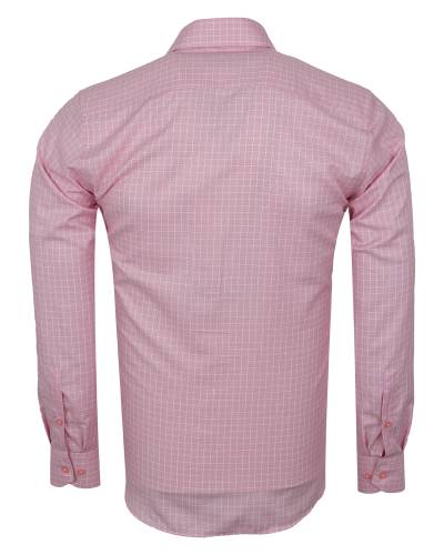 Mens Long Sleeved Checkhed Shirt SL 7180
