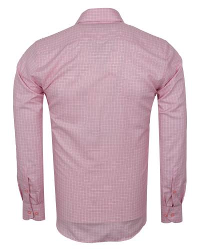 Mens Long Sleeved Checkhed Shirt SL 7180