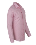 Mens Long Sleeved Checkhed Shirt SL 7180 - Thumbnail