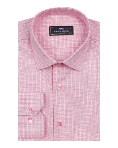 Mens Long Sleeved Checkhed Shirt SL 7180