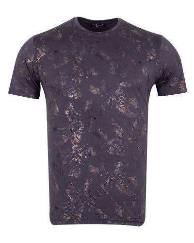 MAKROM - Luxury Patterns Printed Short Sleeved T-Shirt TS 1237 (Thumbnail - )