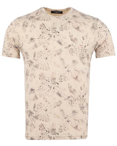 MAKROM - Luxury Patterns Printed Short Sleeved T-Shirt TS 1237 (Thumbnail - )