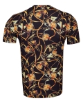 Patterns Printed Short Sleeved T.Shirt TS 1280 - Thumbnail