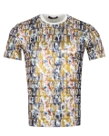 Patterns Printed Short Sleeved T.Shirt TS 1314 - Thumbnail