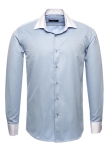 Plain Mens Long Sleeved Shirt SL 6822 - Thumbnail