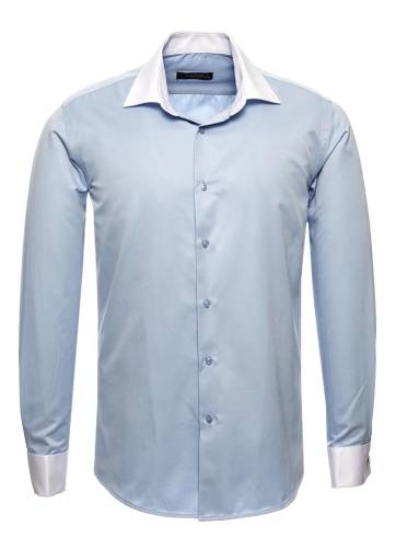 MAKROM - Plain Mens Long Sleeved Shirt SL 6822