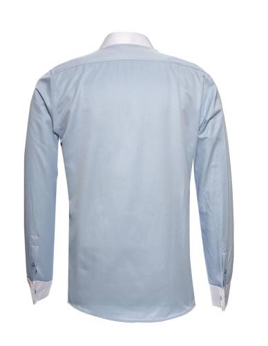 MAKROM - Plain Mens Long Sleeved Shirt SL 6822 (1)