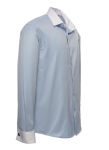 Plain Mens Long Sleeved Shirt SL 6822 - Thumbnail