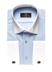 Plain Mens Long Sleeved Shirt SL 6822 - Thumbnail