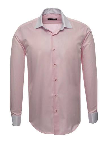 MAKROM - Plain Mens Long Sleeved Shirt SL 6822 (Thumbnail - )