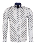 Printed Long Sleeved Mens Shirt SL 7171 - Thumbnail