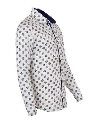 Printed Long Sleeved Mens Shirt SL 7171