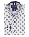 Printed Long Sleeved Mens Shirt SL 7171 - Thumbnail