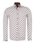 Printed Long Sleeved Mens Shirt SL 7171 - Thumbnail