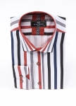 Printed Long Sleeved Mens Shirt SL 7222 - Thumbnail