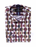 Printed Long Sleeved Mens Shirt SL 7229 - Thumbnail