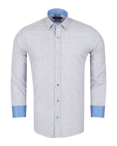 Printed Long Sleeved Mens Shirt SL 7247