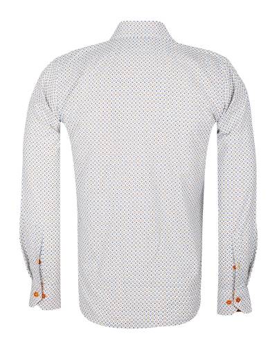 Printed Long Sleeved Mens Shirt SL 7247