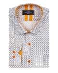 Printed Long Sleeved Mens Shirt SL 7247 - Thumbnail