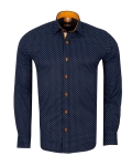 Printed Long Sleeved Mens Shirt SL 7250 - Thumbnail