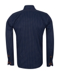 Printed Long Sleeved Mens Shirt SL 7250 - Thumbnail