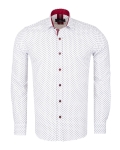 Printed Long Sleeved Mens Shirt SL 7250 - Thumbnail