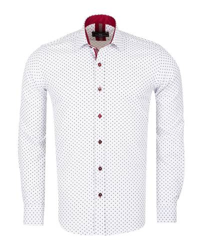 Printed Long Sleeved Mens Shirt SL 7250