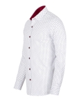 Printed Long Sleeved Mens Shirt SL 7250 - Thumbnail