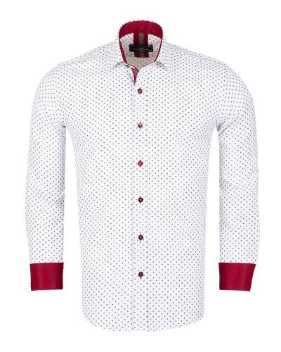 Printed Long Sleeved Mens Shirt SL 7250