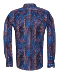 Printed Long Sleeved Mens Shirt SL 7262 - Thumbnail