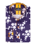 Printed Long Sleeved Mens Shirt SL 7294 - Thumbnail