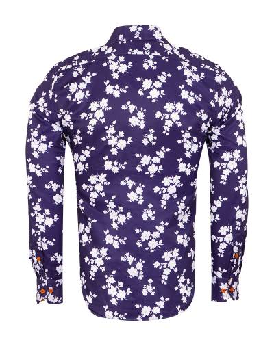 Printed Long Sleeved Mens Shirt SL 7294