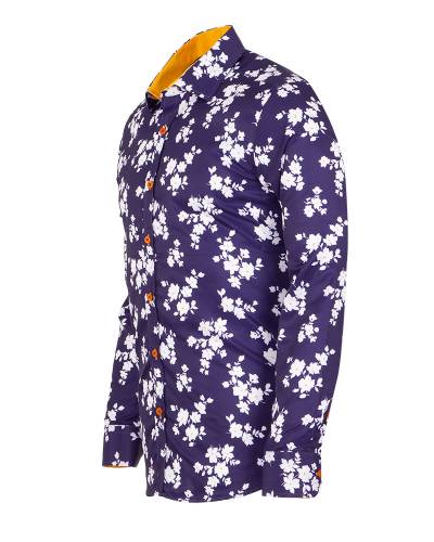 Printed Long Sleeved Mens Shirt SL 7294