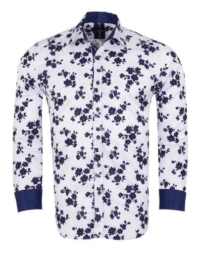 Printed Long Sleeved Mens Shirt SL 7294