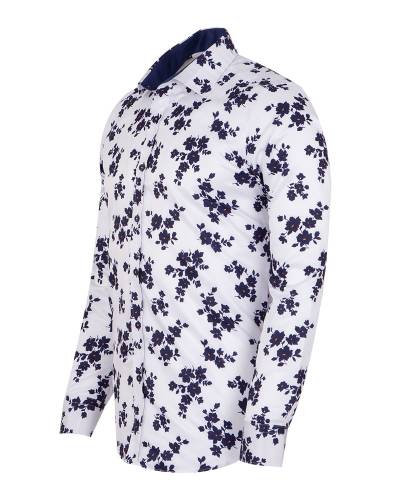 Printed Long Sleeved Mens Shirt SL 7294