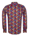 Printed Long Sleeved Mens Shirt SL 7303 - Thumbnail