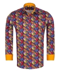 Printed Long Sleeved Mens Shirt SL 7303 - Thumbnail