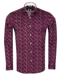 Printed Long Sleeved Mens Shirt SL 7313 - Thumbnail