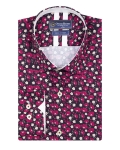 Printed Long Sleeved Mens Shirt SL 7313 - Thumbnail