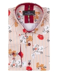 Printed Long Sleeved Mens Shirt SL 7357 - Thumbnail