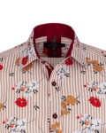 Printed Long Sleeved Mens Shirt SL 7357 - Thumbnail