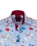 Printed Long Sleeved Mens Shirt SL 7357 - Thumbnail