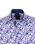 Printed Long Sleeved Mens Shirt SL 7361 - Thumbnail